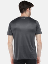 Sports T Shirt 1801 Round Neck Half SL & Jaldi Dri Grey