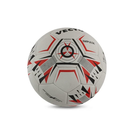 Vector X 32 Panel Impulse Rubberised Thermo Fused Indoor/Outdoor Football with Butyl Bladder, Suitable for Match and Training for Adults 15+ Years + Free Air Needle
