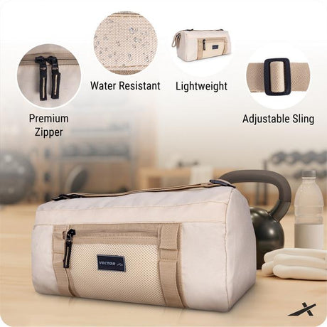 Vector X Tone UP Workout Bag for Sports, Unisex Sports Carry Bag, Adjustable Shoulder Gym Bag and Weekend Travel Bag