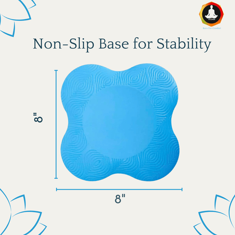 Vedam Yoga Knee Pad  (Sky set of 2 pcs) | Industrial