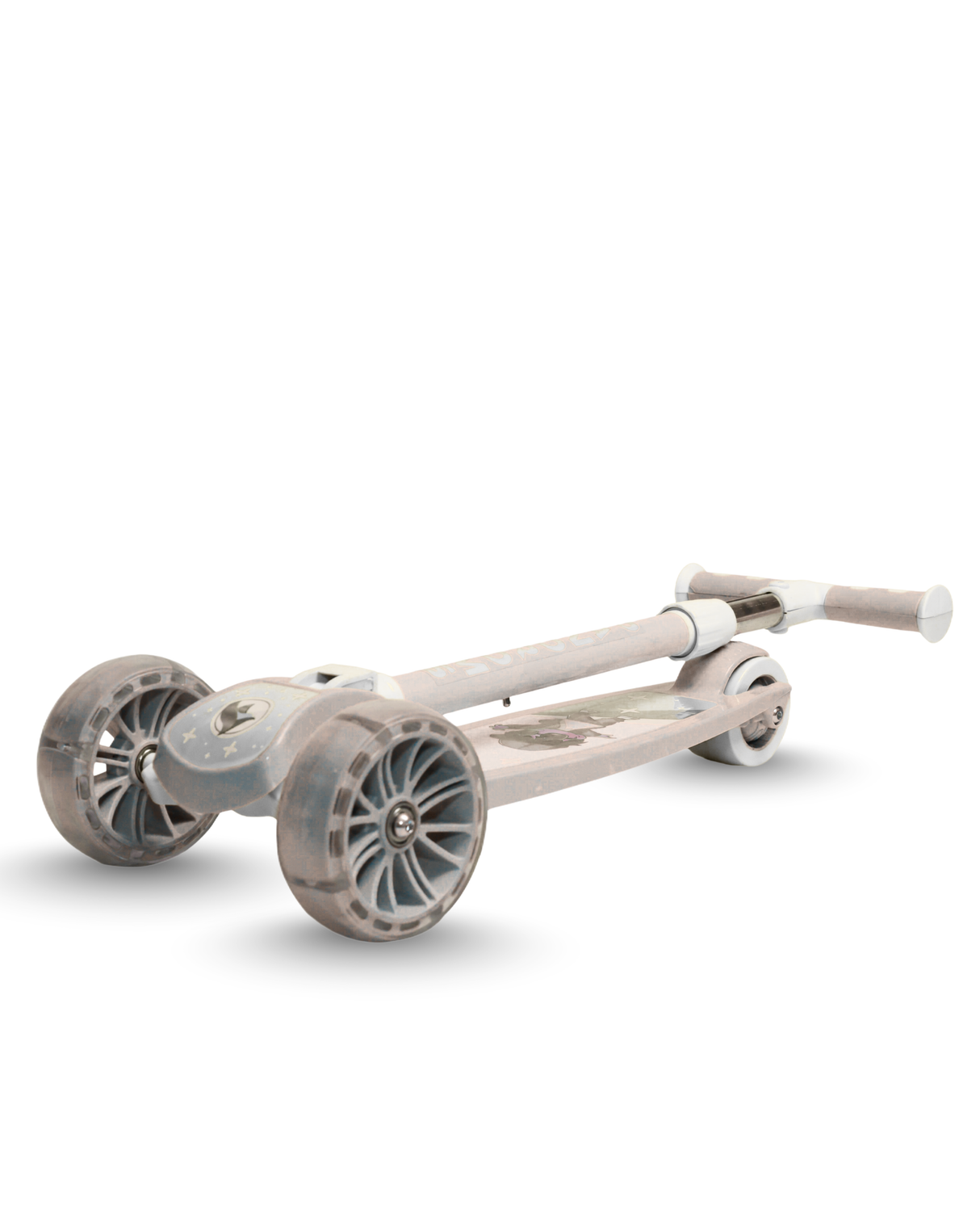 3-Wheel Kick Scooter With LED Wheels
