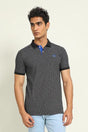 Black CGR Printed Polo - KIBI SPORTS