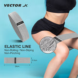 Vector X Fabric Resistance Band -Loop Band for Exercise Hip Band for Hip, Legs, Stretching, Toning Workout. Mini Loop Booty Bands for Glutes, Squats Exercise Usable in-Home & Gym