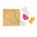 Synco Wooden Fish Puzzle Toy Game (Pack of 2)