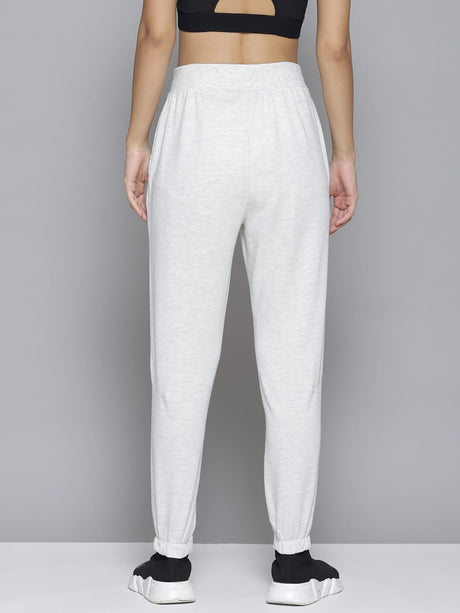 Alcis Women White Solid Slim-Fit Joggers | Alcis