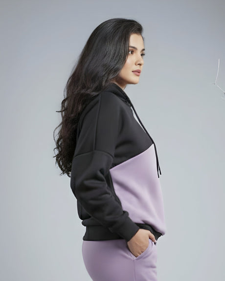 Invincible Women's Color Block Fleece Hoody