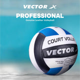 Vector X Court Volley 18 Panels Pu Pasted Volleyball - Size: 4(Pack of 1)