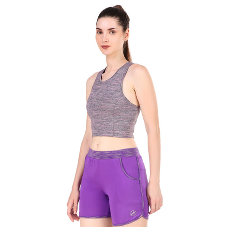 Performance Sports Bra (Pink Melange)