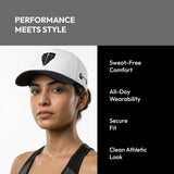 Soulcap – Premium Dri-Fit Adjustable Baseball Cap (White/Black)