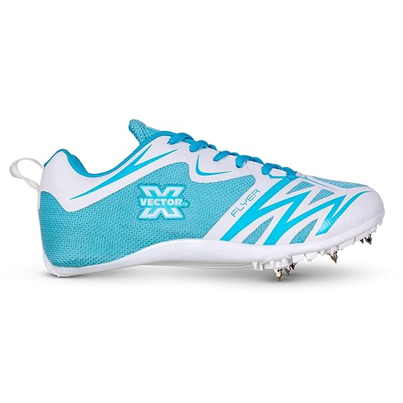 Vector X FLYER Track & Field Sports Removeable Spikes|Knitted upper + TPU Plate Sole Running Shoes For Men