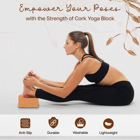 Cork Yoga Blocks - Set of 2 | Wiselife