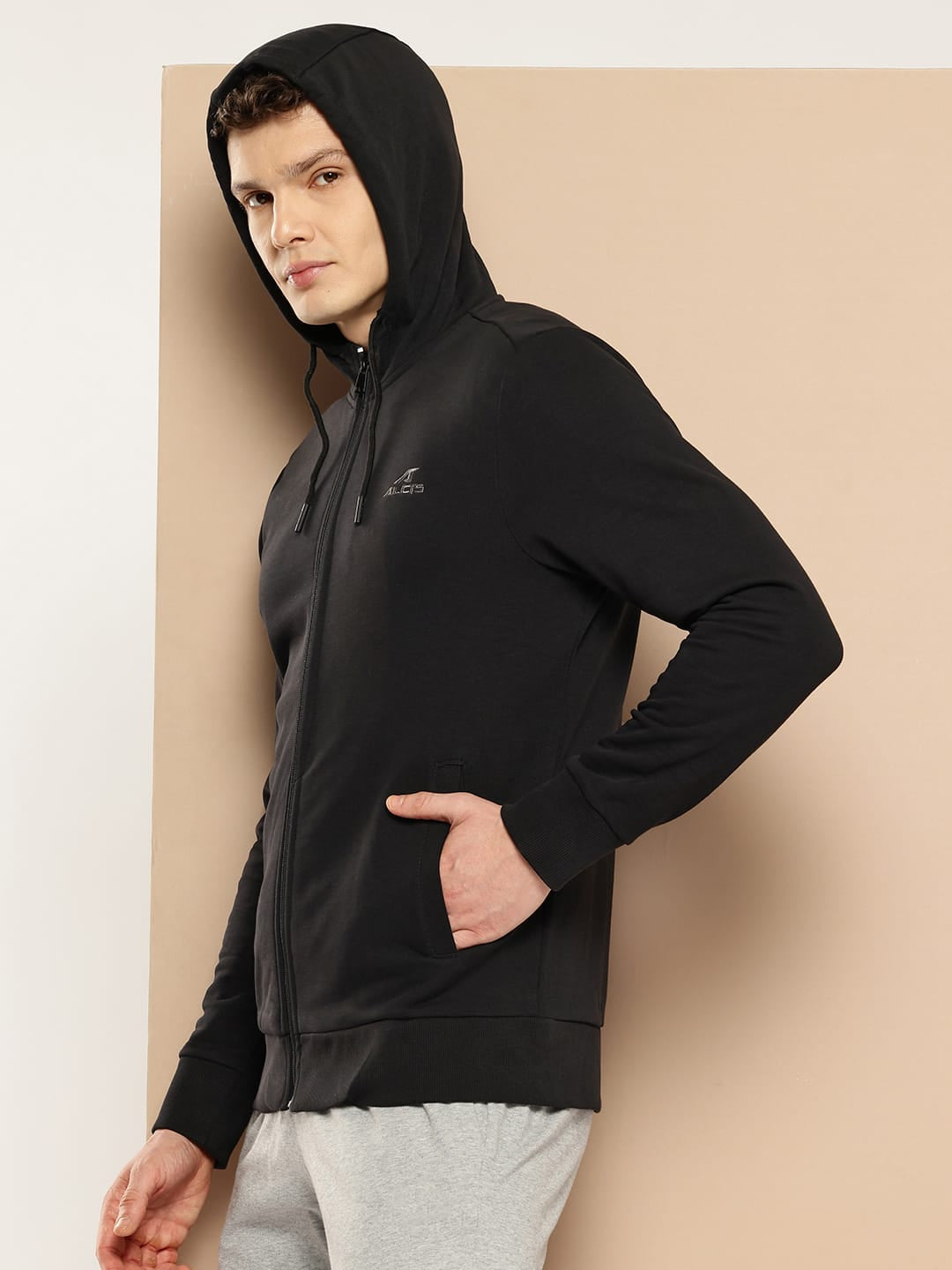Alcis Men Black Hoody