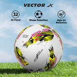 Vector X Galaxy TPU Machine Stitched Football|Training|Match |Sports|Playing |Practice|Indoor Outdoor Soccer Ball|Durable & Water-Resistant ball for Practice  Size 5