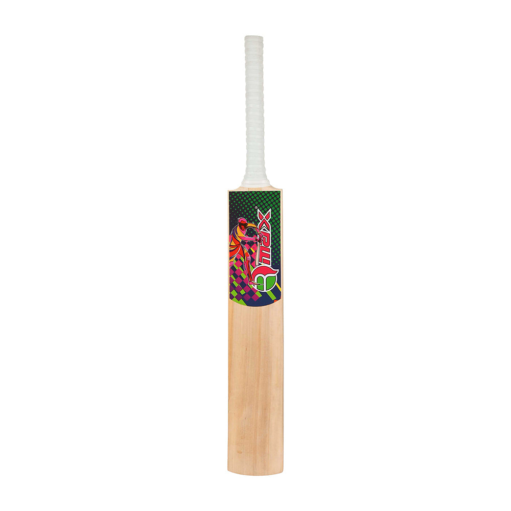 RMax Kashmir Willow Tennis & Rubber Ball Cricket Bat with Bat Cover | Kibi Sports