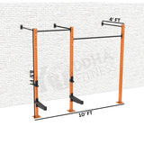 Wall Mounted CrossFit Rig - 10 Ft