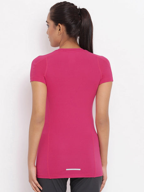 Invincible Women’s Stretch Round Neck Solid Tee | K.L. Mahajan & Sons (Invincible)