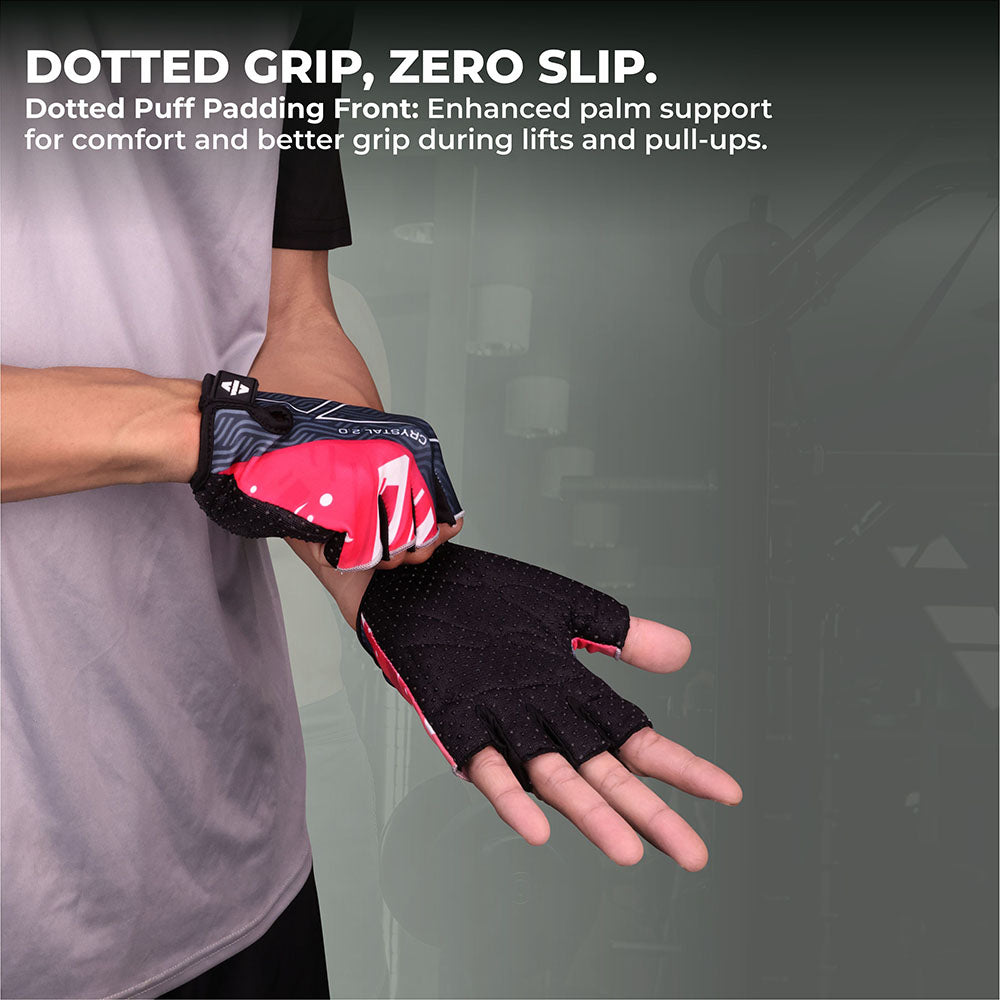 Nivia Crystal 2.0 Gym Gloves