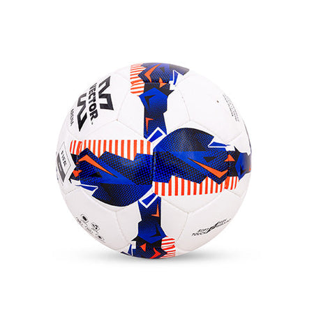 Vector X Arena Soft Shiny PU Hand Stitched FIFA Basic Approved Indoor/Outdoor Water-Resistant Football with Latex Bladder, Suitable for Match and Training for Adults 15+ Years