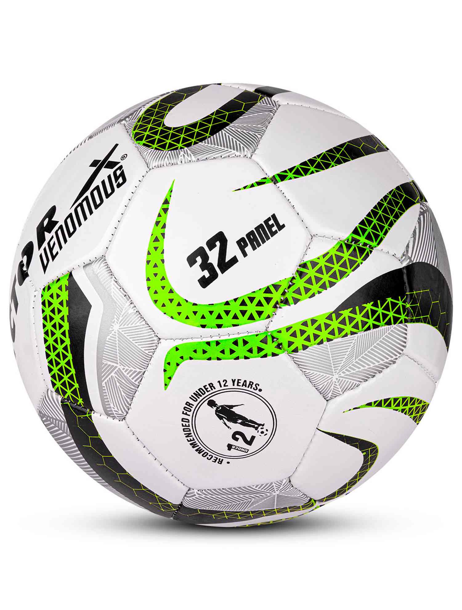 VECTOR X VENOMOUS Machine Stitched With Pump Football - Size: 5 (Pack of 1)