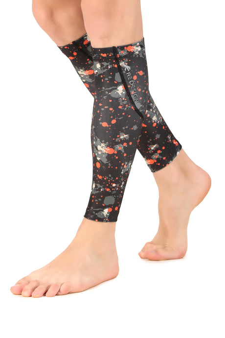 Polyester Compression Calf Sleeves (Splash)