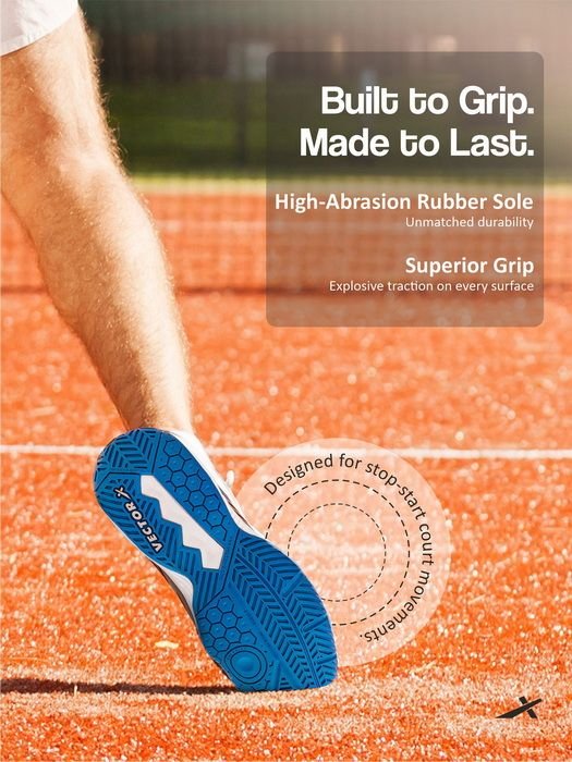 ALL COURT Knitted + TPU Fusing Upper, EVA Midsole, Rubber Sole Footwear sneakers Badminton Shoes For Men 