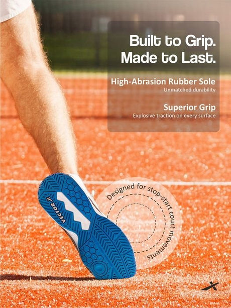 ALL COURT Knitted + TPU Fusing Upper, EVA Midsole, Rubber Sole Footwear sneakers Badminton Shoes For Men 
