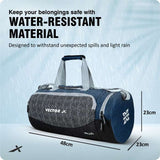 Vector X Miller Gym Bag for Women & Men, Sports Travel Duffel Bag Workout Bag Unisex | Water Resistant | Adjustable Shoulder Strap | Fitness Workout Carry Bag with Multiple Pockets