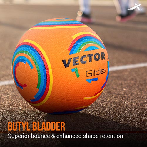 Vector X Glider Volleyball/Rubberized Moulded/Suitable for Indoor/Outdoor/for Men/Women/Kids Rubber Material/Training /Match Ball Needle -Size - 4 (Volleyball)