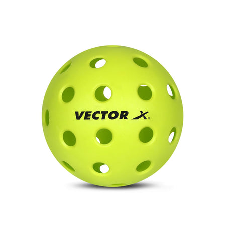 Vector X Pickleball-Softer Feel Recreational & Club Play Pickleball for Tournament and Competition, Perfectly Balanced, High Bounce True Flight, Ideal for All Skill Levels (Pack of 6)