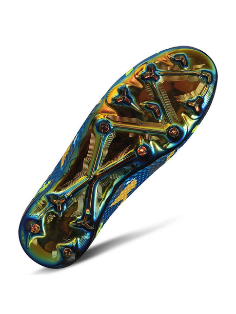 Vector X Elite 3D Texture TPU Fusing Upper with Electroplating TPU Sole, Sock for Grip, Soccer Football Studs,Durable, Lightweight