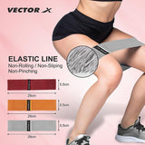 Vector X Fabric Resistance Band -Loop Band for Exercise Hip Band for Hip, Legs, Stretching, Toning Workout. Mini Loop Booty Bands for Glutes, Squats Exercise Usable in-Home & Gym