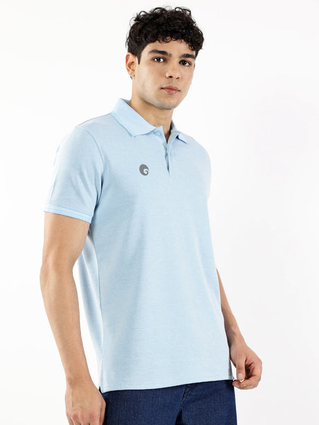 Flex Polo T-shirts SkyBlue | Omtex