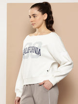 White Side Fall O_x001F_ Shoulder Pullover