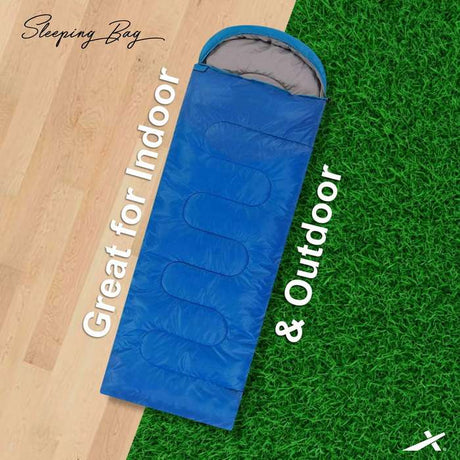 Vector X Tracking Camping Conical Sleeping Bag 180x75cms Indoor Outdoor Lightweight Sleep Bag for Travelling Hiking Bag