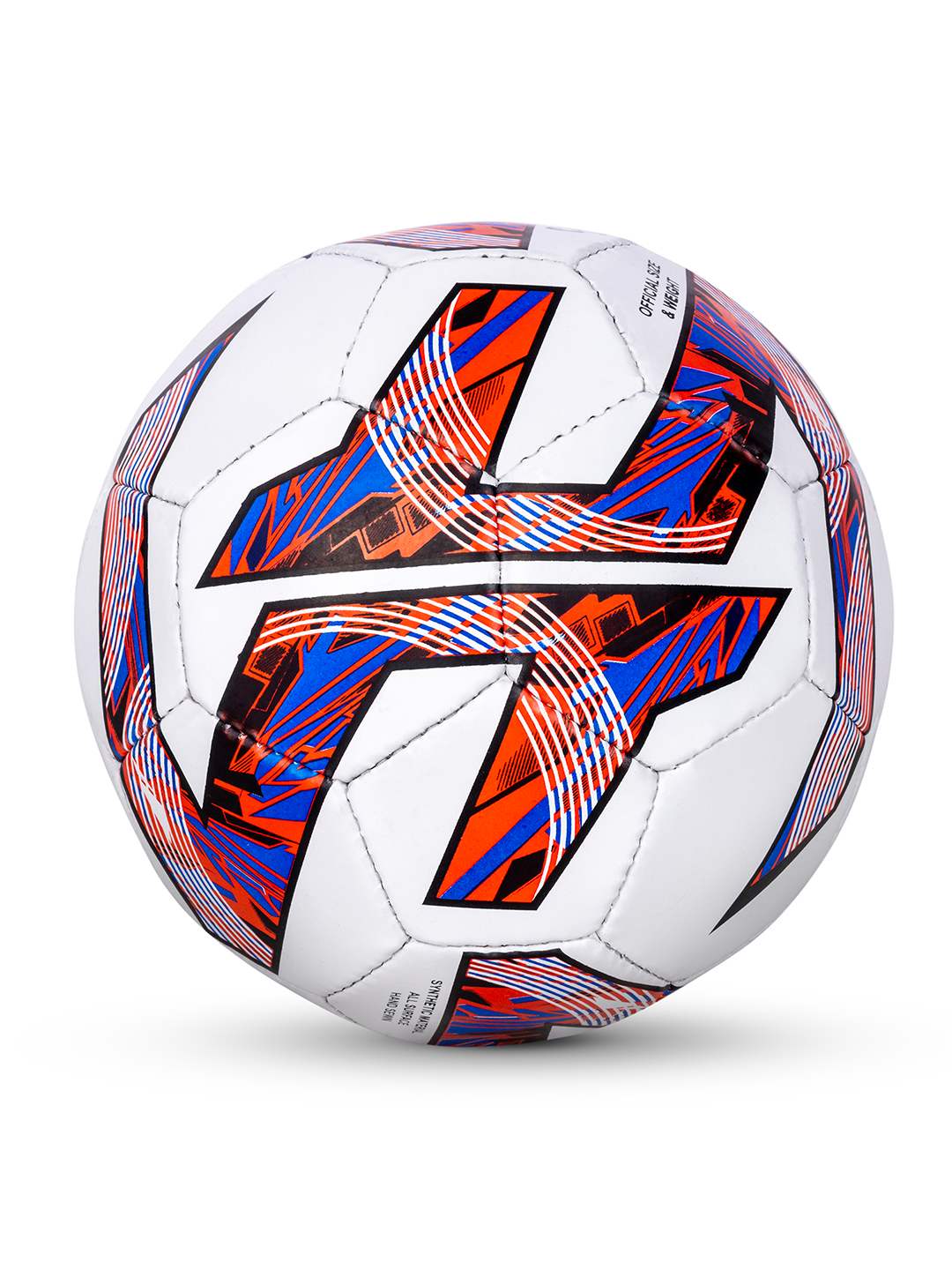 Vector X Premier Synthetic Rubberized Hand Stitched Indoor/Outdoor Water-Resistant Football with Latex Bladder, Suitable for Match and Training for Adults
