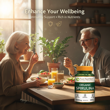 Spirulina Vegetarian Tablets  180 Count | Immunity, Energy & Superfood Nutrition
