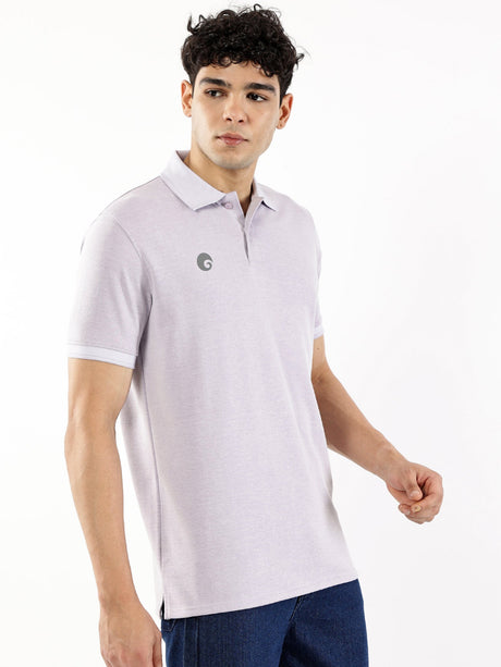 Flex Polo T-shirts Lavender | Omtex