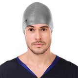 Viva Swimming Silicone Swimming Cap Unisex Soft Waterproof Swimming Pool Head Cap Water Sports Long Hair for Children Kids Boys Girls of All Age (Universal Size, Multicolour)