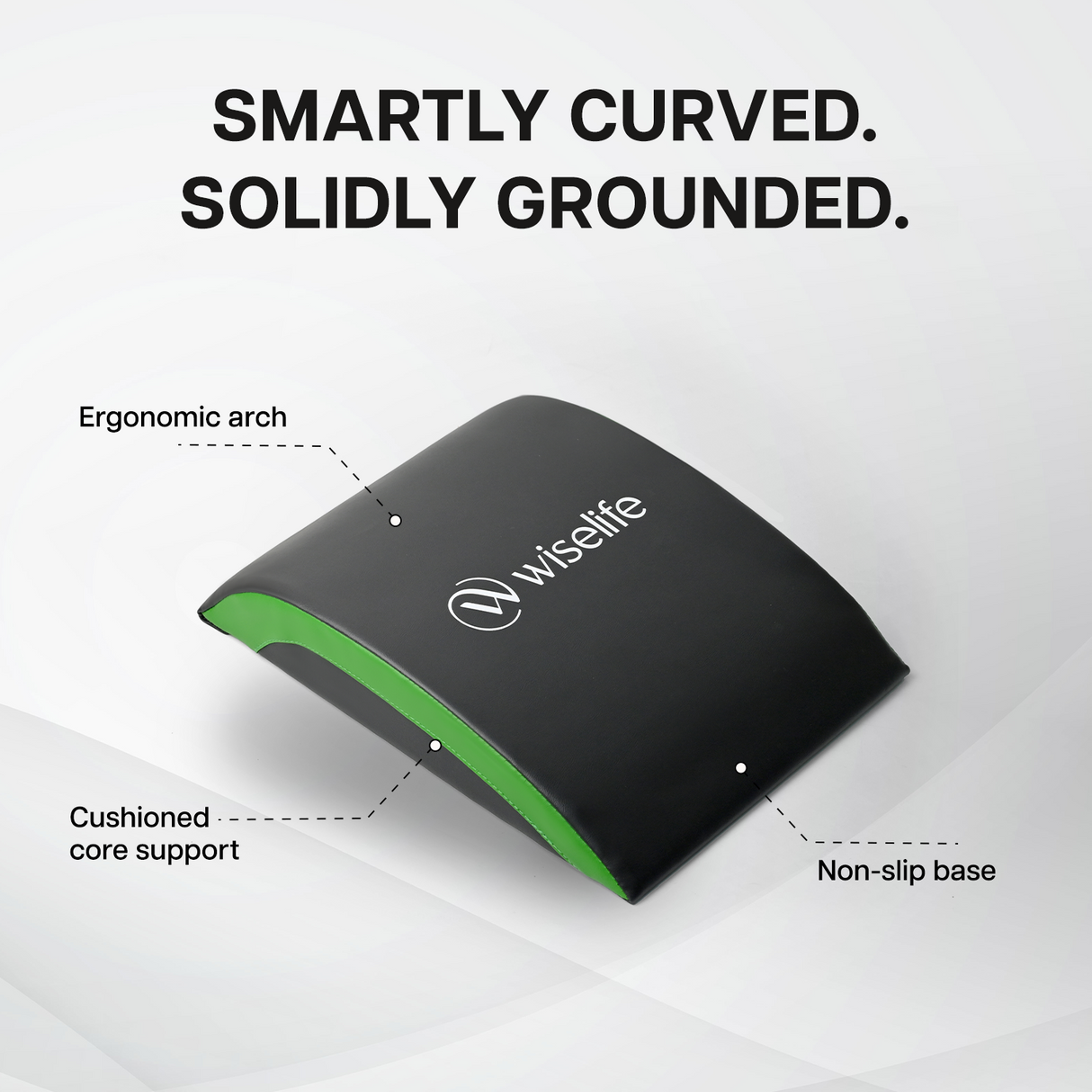 Abdominal Mat | Black & Green