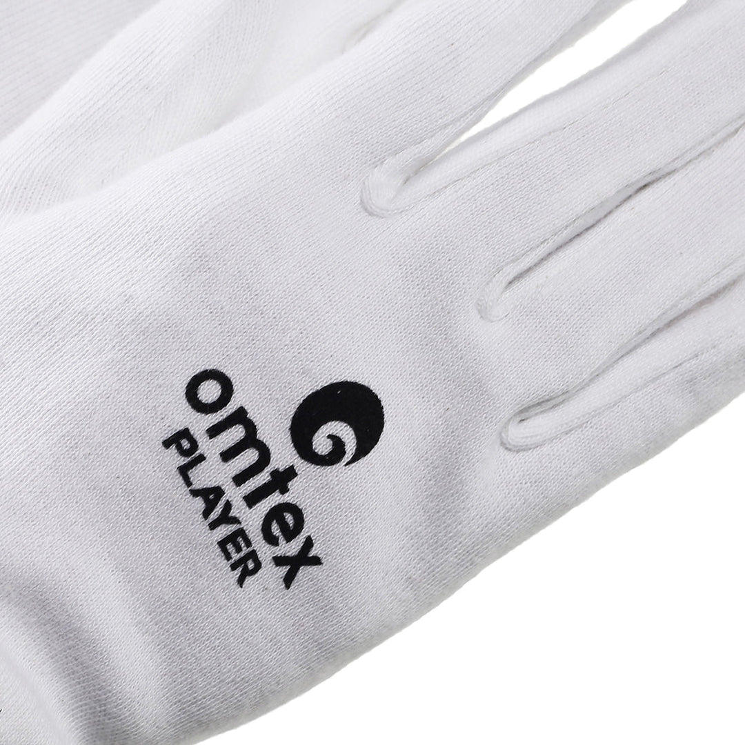 Omtex Player Full Inner Gloves White