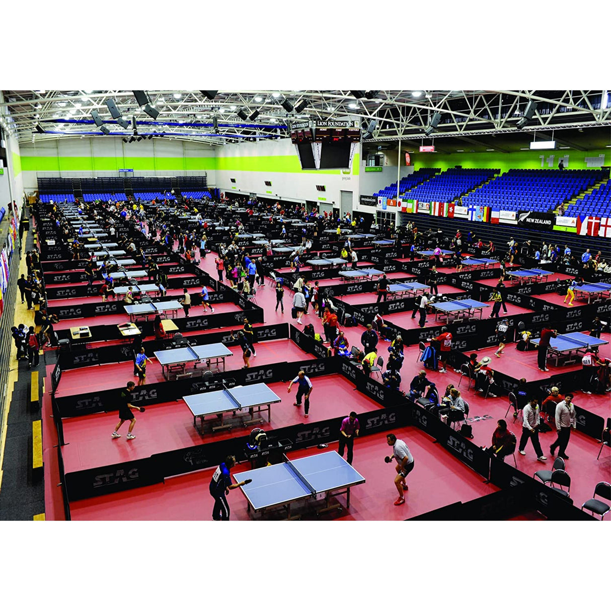 STAG GLOBAL Table Tennis Surround Arena Tafta Fabric