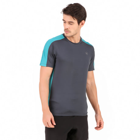 Performance Vent Tshirt For Men (Grey/Royal)