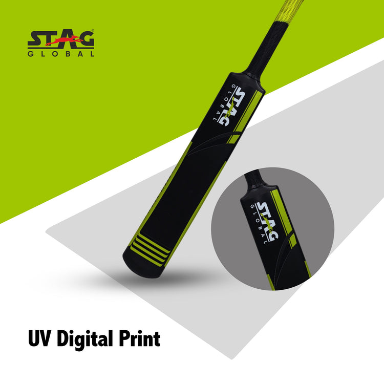STAG Global Plastic Cricket Bat – Lightweight & Durable for All Ages | Hard Plastic Bat for Tennis & Soft Ball Cricket | Perfect for Indoor & Outdoor Play