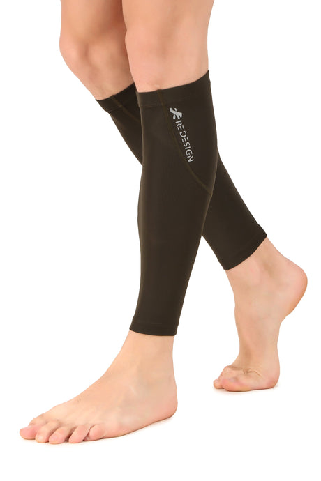 Nylon Compression Calf Sleeves (Military Green)