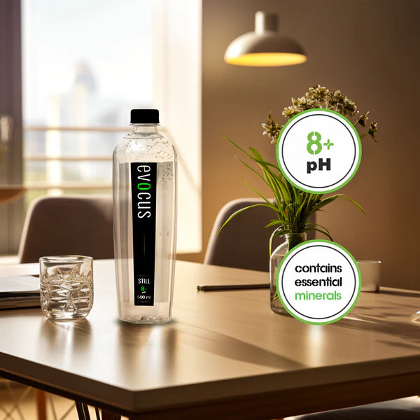 Still water l Alkaline pH 8+ Mineral Water with Electrolytes Drink | Kibi Sports