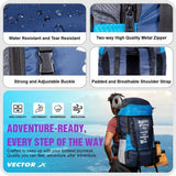 Vector X 55 L Backpack Waterproof Trekking Hiking Camping Travel Outdoor Luggage Bag with Rain Cover