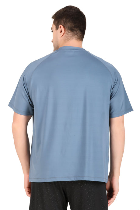 Men's Oversize Sportswear Tshirt (Slate Blue)