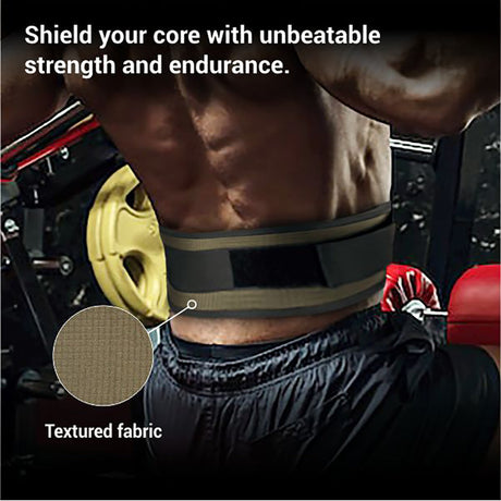 Nivia 4" Straight Support Wide for Weightlifting Gym Belt
