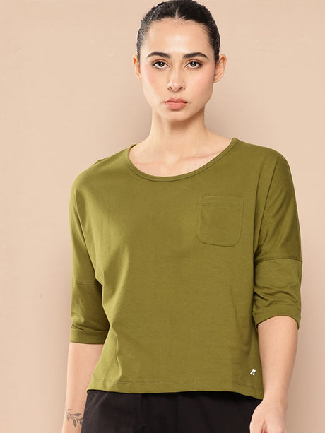 ALCIS WOMENS CHEST PRINT TEE