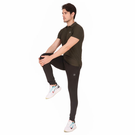 HC Quick Dry Polo Collar Tshirt For Men (Olive)